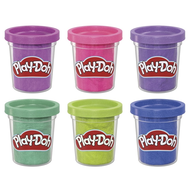 Play-Doh - Funkelknete - 6 Farben