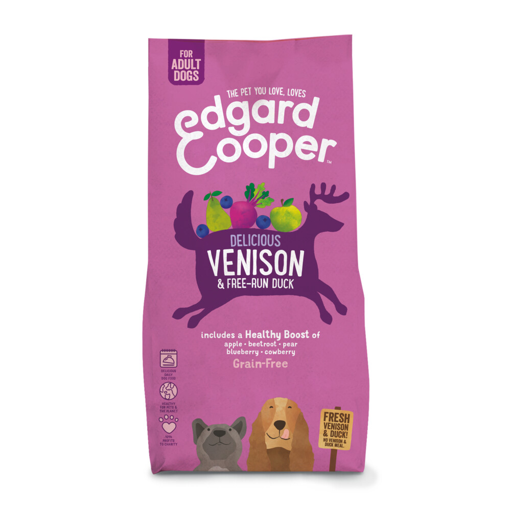Edgard & Cooper Hondenvoer Hert - Scharreleend12 kg