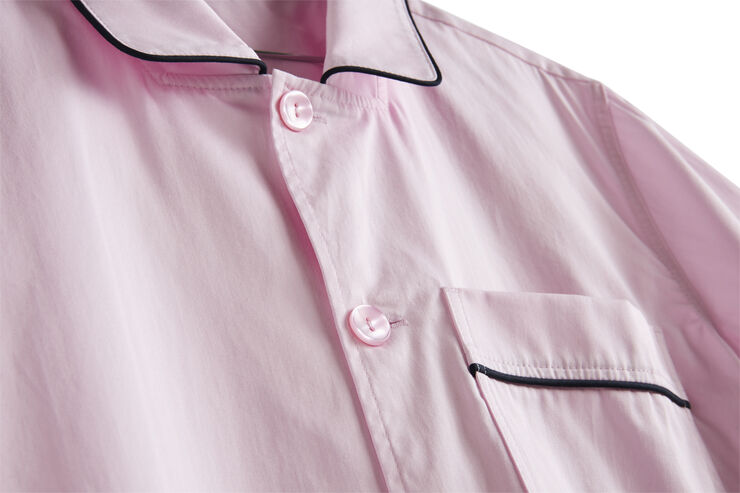Hay Outline Pyjama S/S Shirt-M/L-Soft p Soft pink