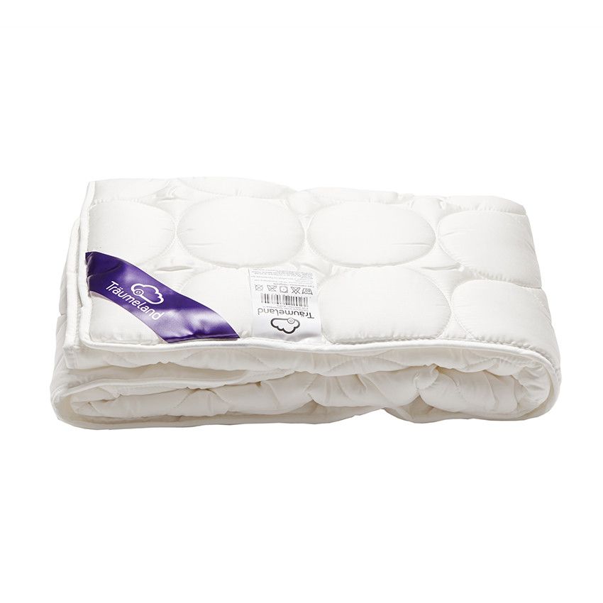 Couette Tau 80 x 80 cm - Blanc - Doré