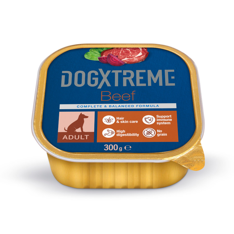 Ração Dogxtreme Adulta Sabor Carne para Cães - Recipiente