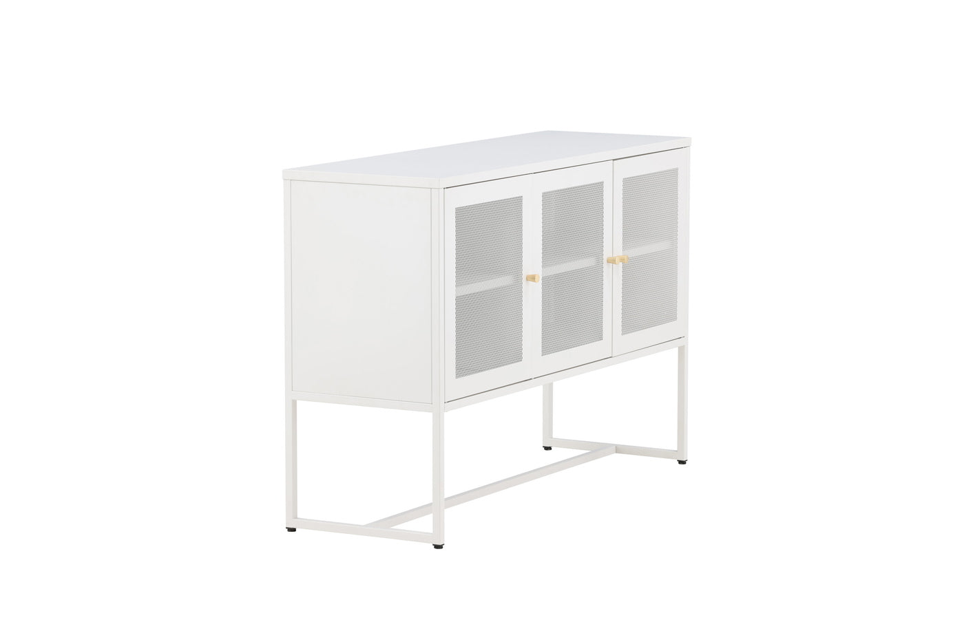 FjÃ´rd - Dressoir Wit 120cm - Staal - Malla