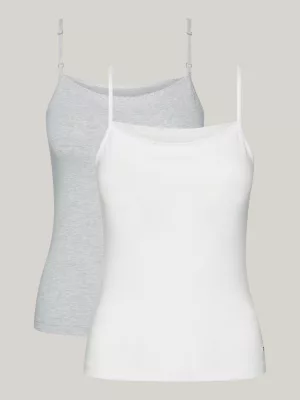 Pacote com 2 camisetas premium essenciais com acabamento em renda