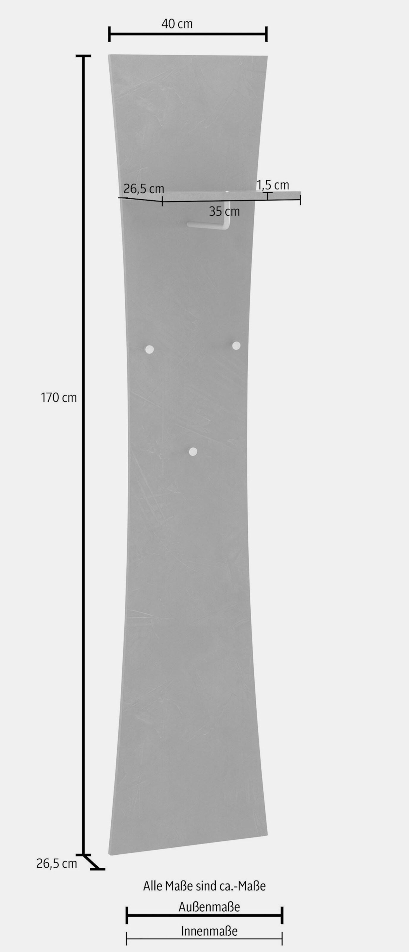 Garderobenpaneel