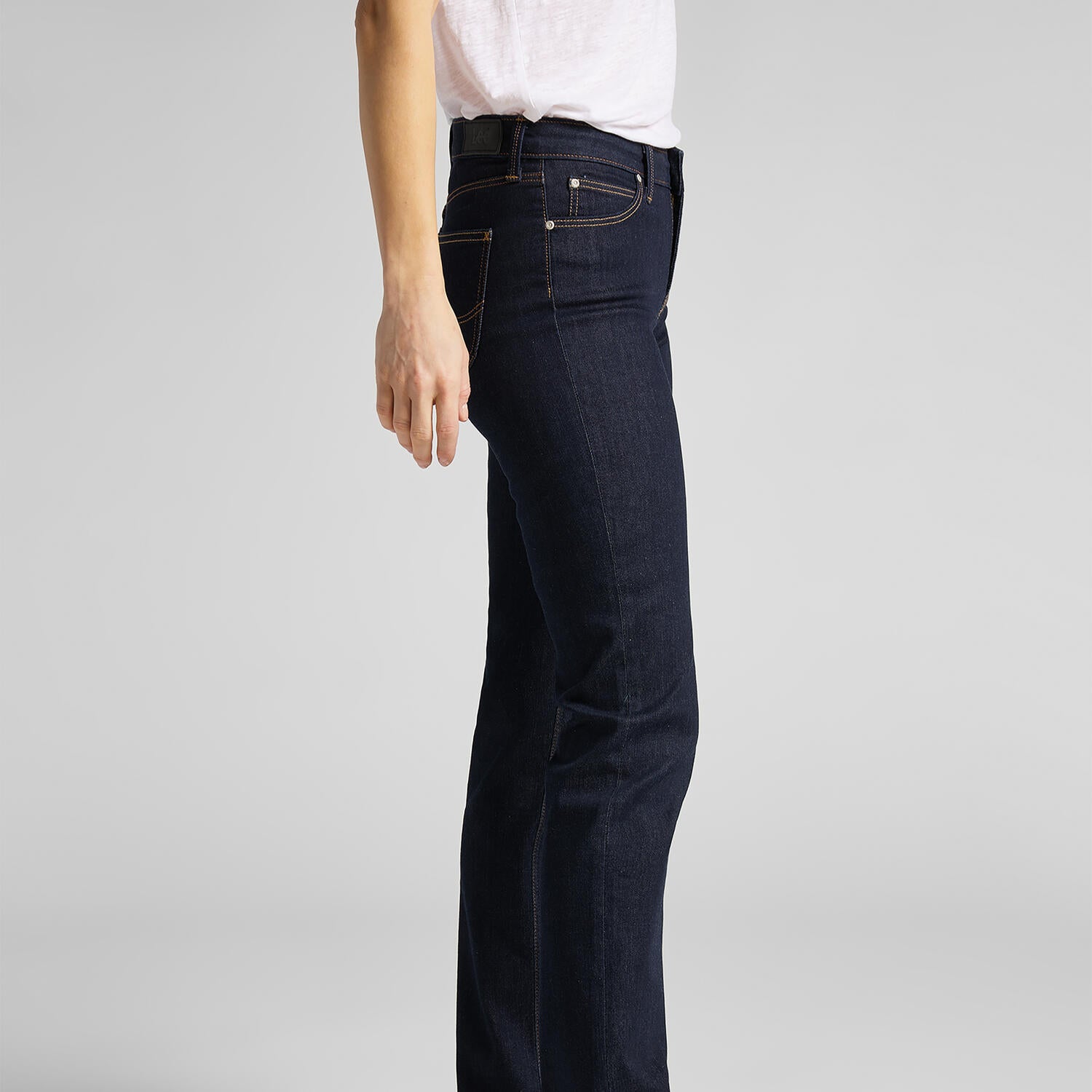 Lee  Marion straight leg jeans - dark blue