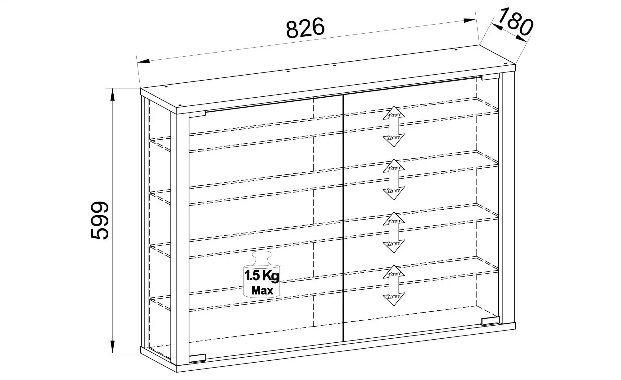 Hängevitrine