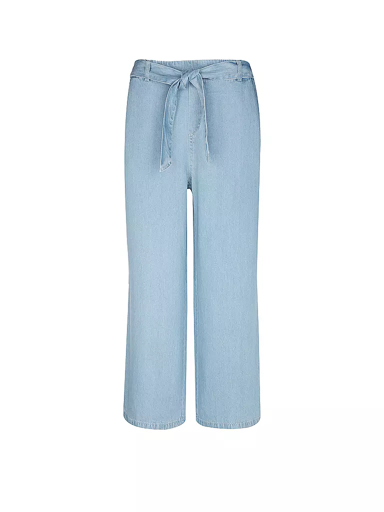 S.OLIVER Culotte High Rise blau