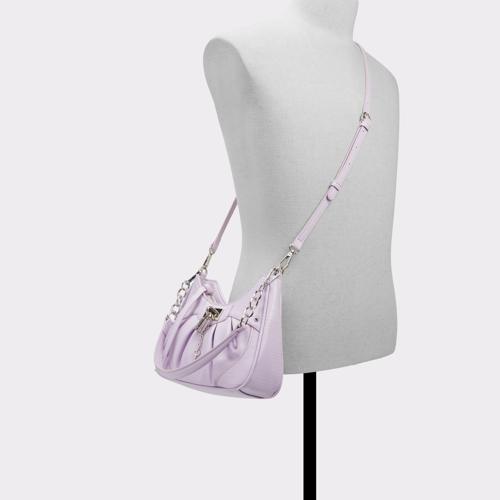 Gwerigan Light Purple Women Shoulder Bags
