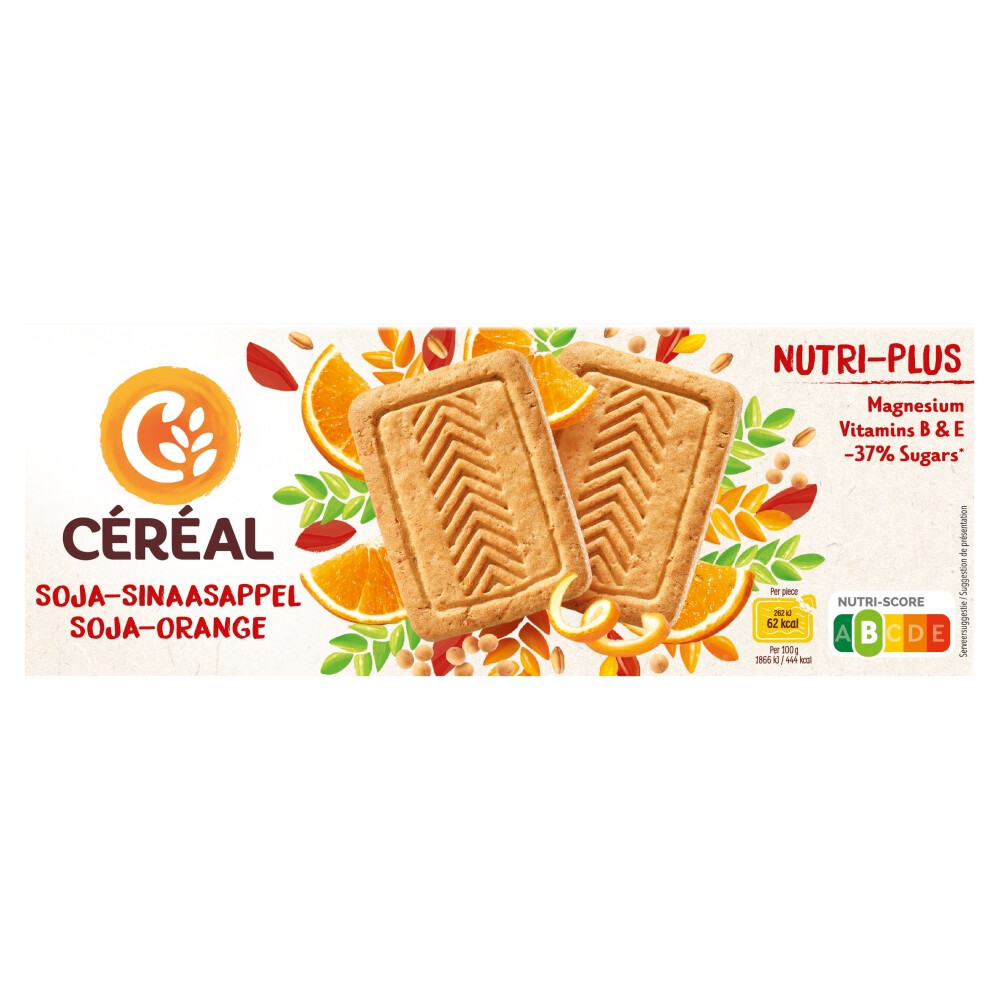 Céréal Koekjes Soja-Sinaasappel280 gr