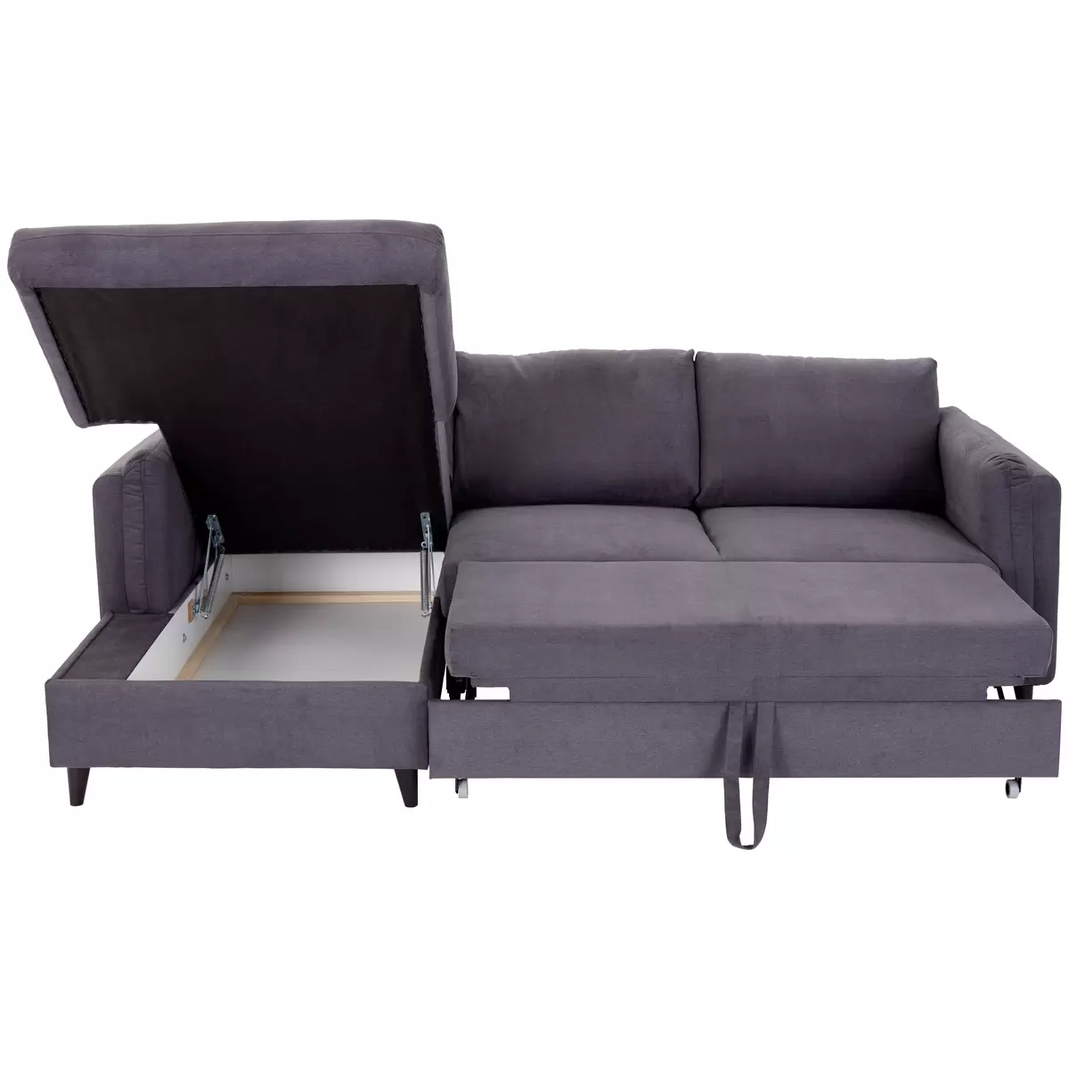 Ecksofa Rokem 198 x 130 Anthrazit
