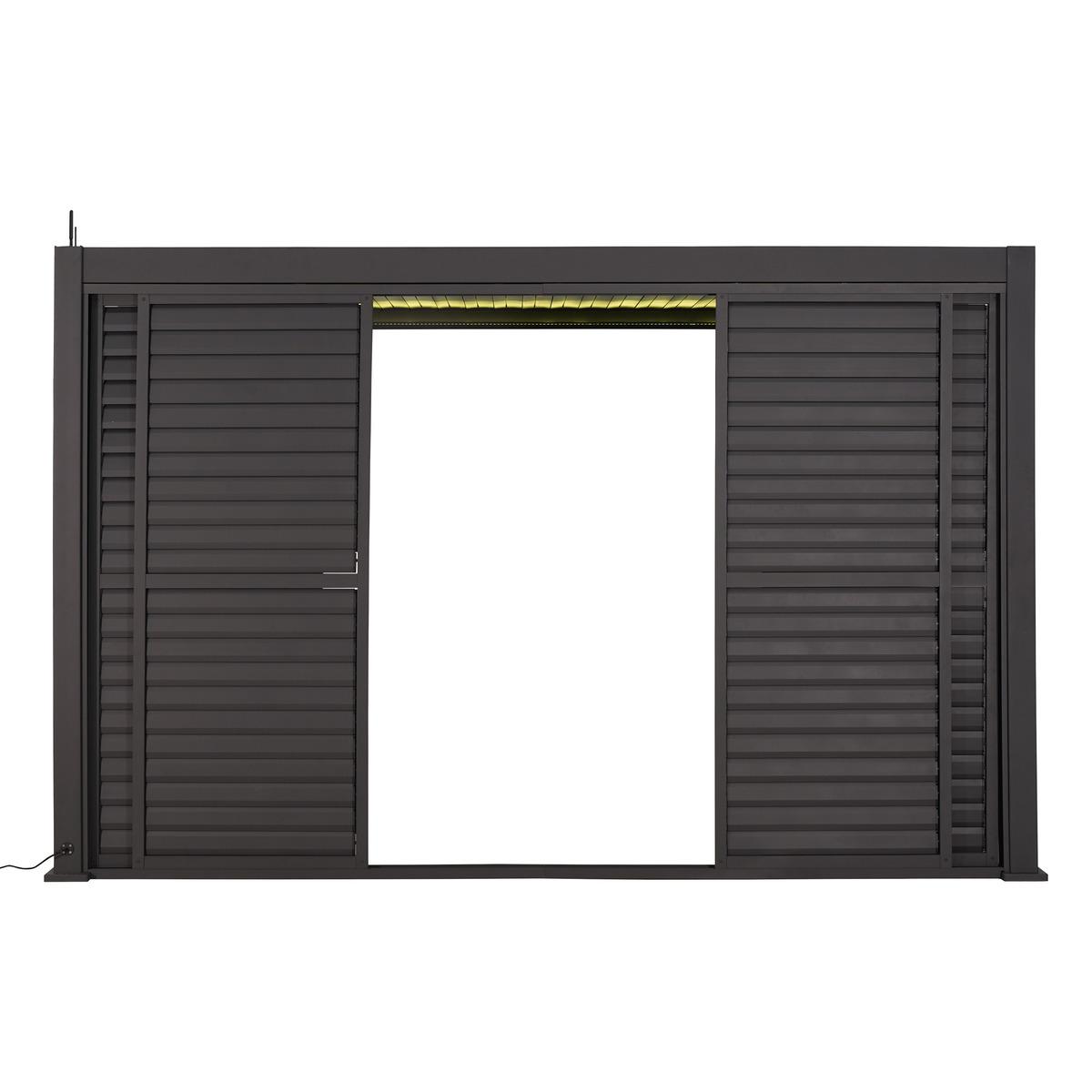 PERSIENNE COULISSANTE EVORA COTE 3M GRAPHITE