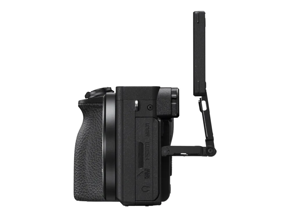 Sony a6600 ILCE-6600M - Digitalkamera - spejlløst - 24.2 MP - APS-C - 4K / 30 fps - 7.5x optisk zoom E 18-135 mm OSS-objektiv - Wi-Fi, NFC, Bluetooth - sort