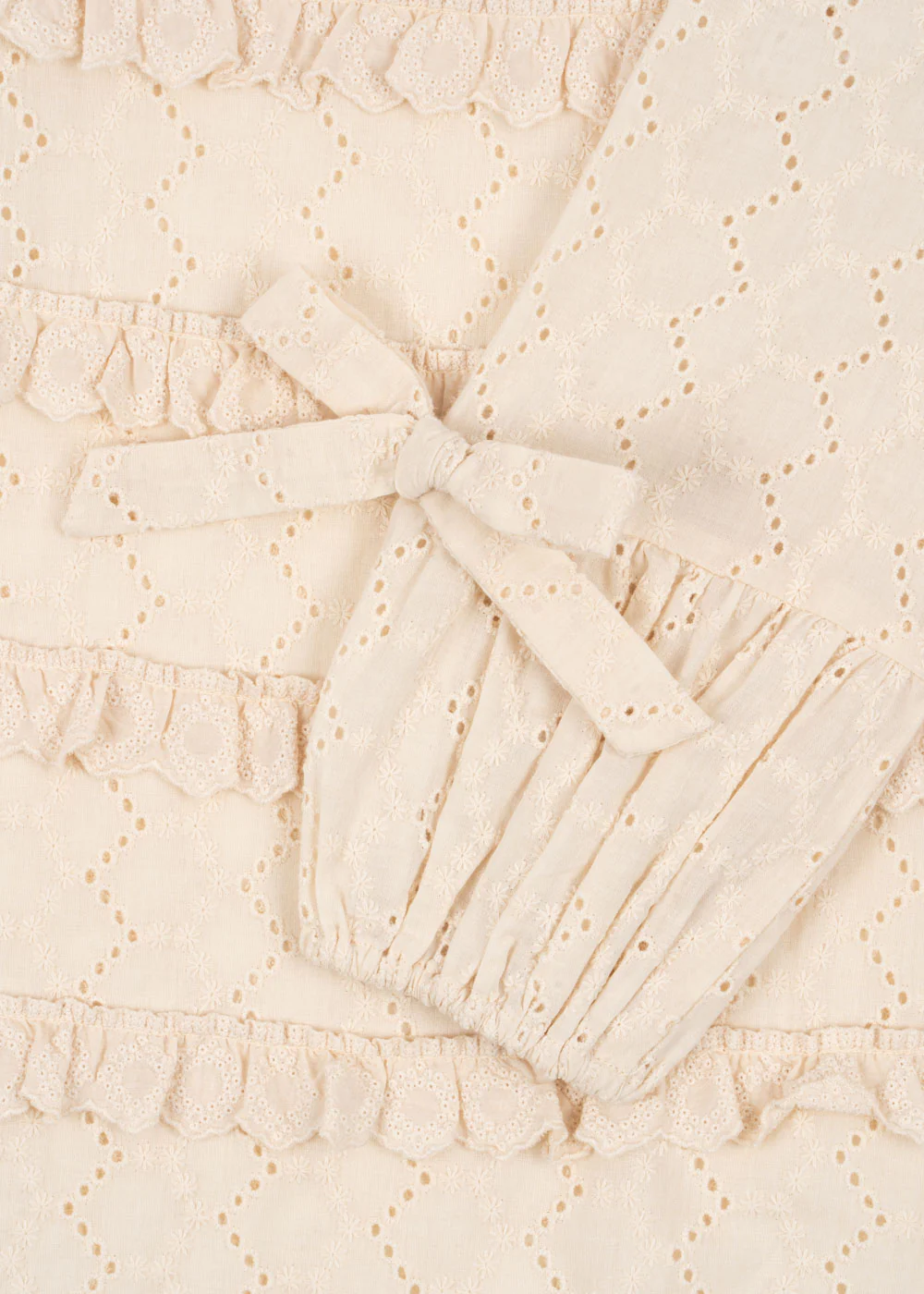 Frilla kjole - buttercream - 12M