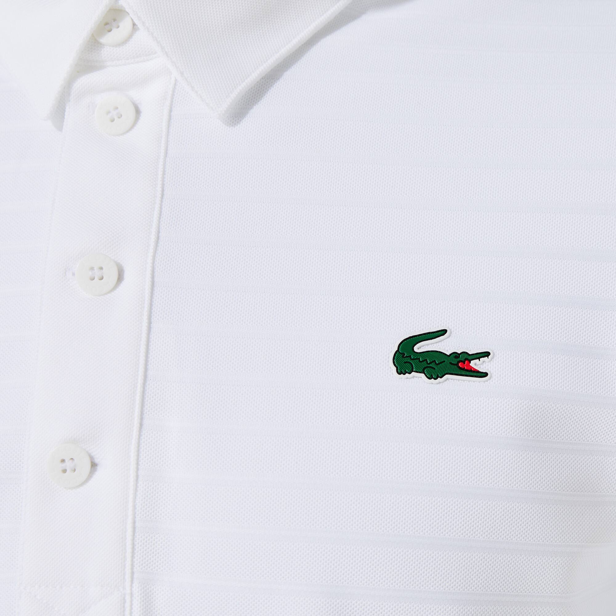 Atmungsaktives Herren-Golf Polo LACOSTE SPORT Kurze Ärmel - Weiss - Lacoste - Herren