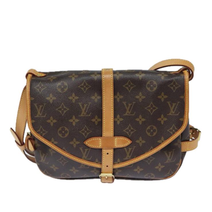 Louis Vuitton Vintage Louis Vuitton Saumur Black