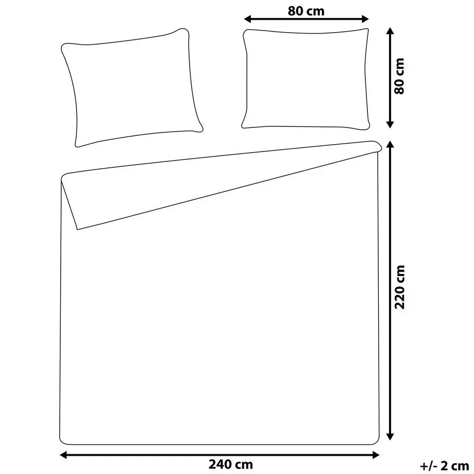 MORNINGSIDE - Beddengoed - Grijs - 220 x 240 cm - Katoen