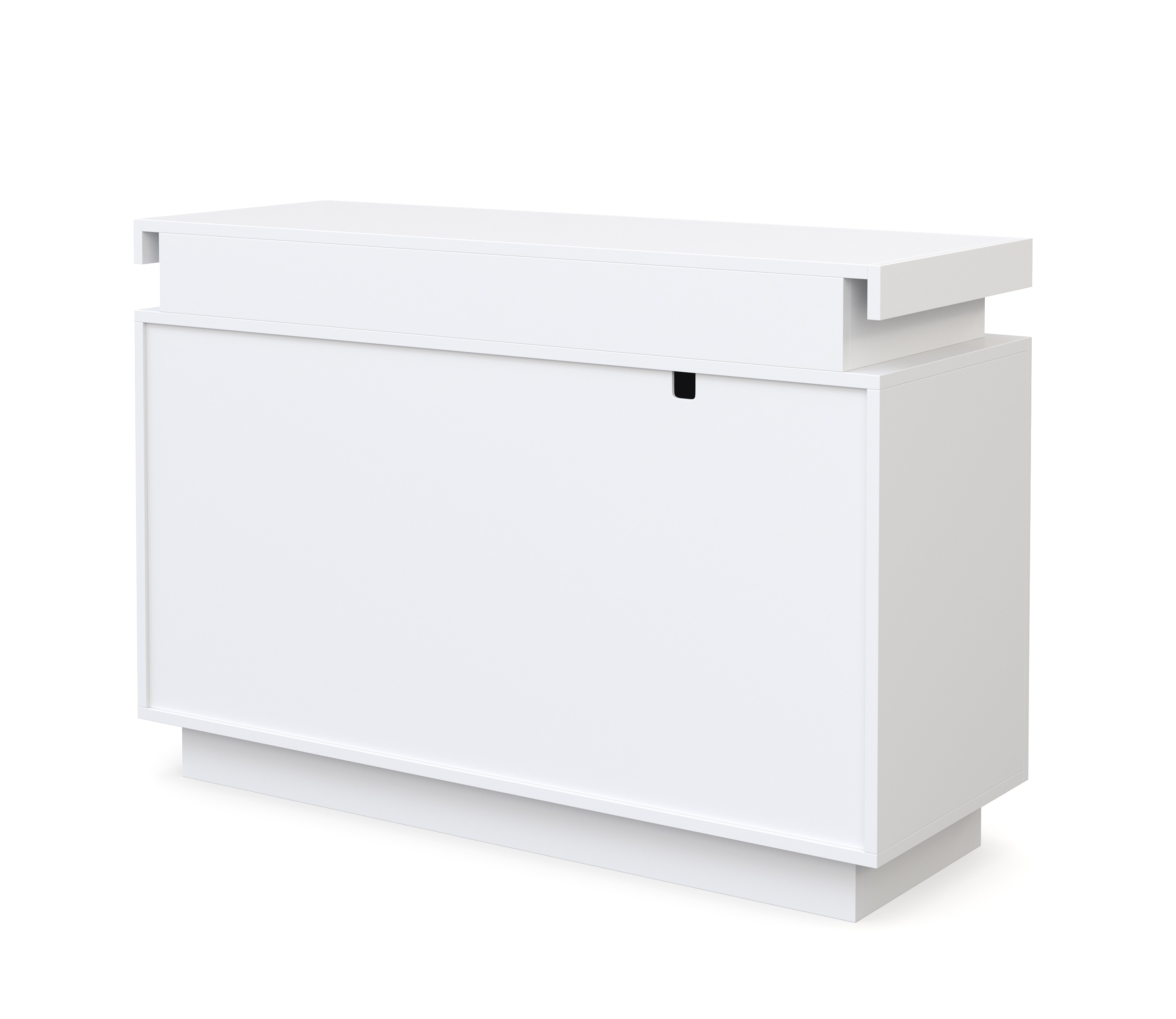 Sideboard LED GIANNI 110 x 75 cm weiss