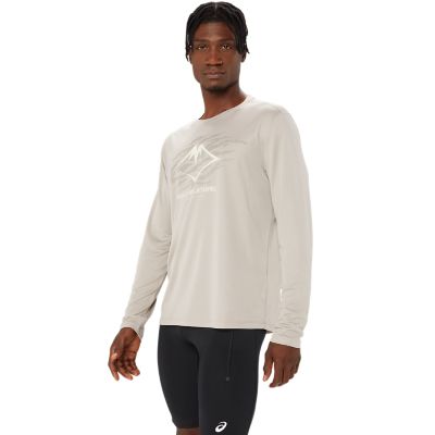 ASICSFujitrail Logo LS Top - grau