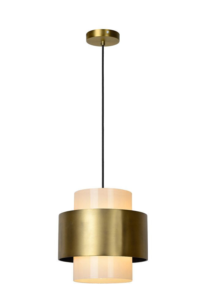 Lucide Firmin hanglamp 30cm 1x E27 goud mat