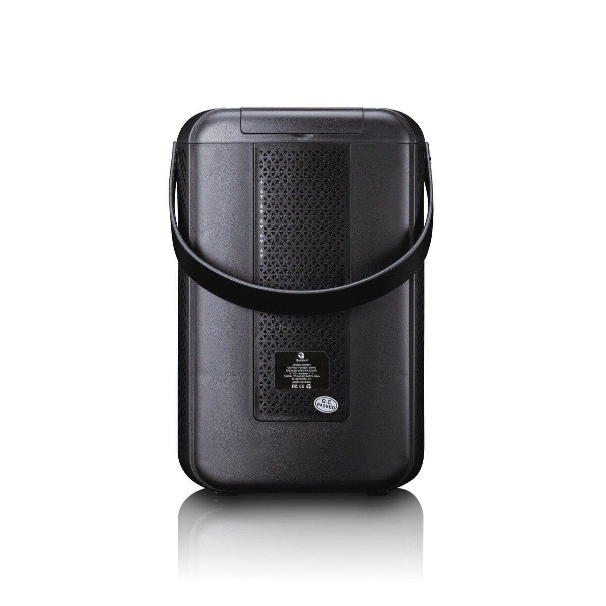 LENCO BTC-060 Bluetooth-Lautsprecher Karaokefunktion schwarz