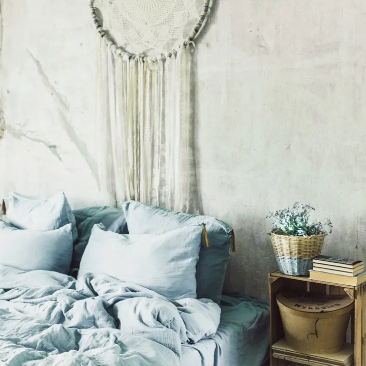 Numero 74 Housse de couette en coton bio | Gold S024