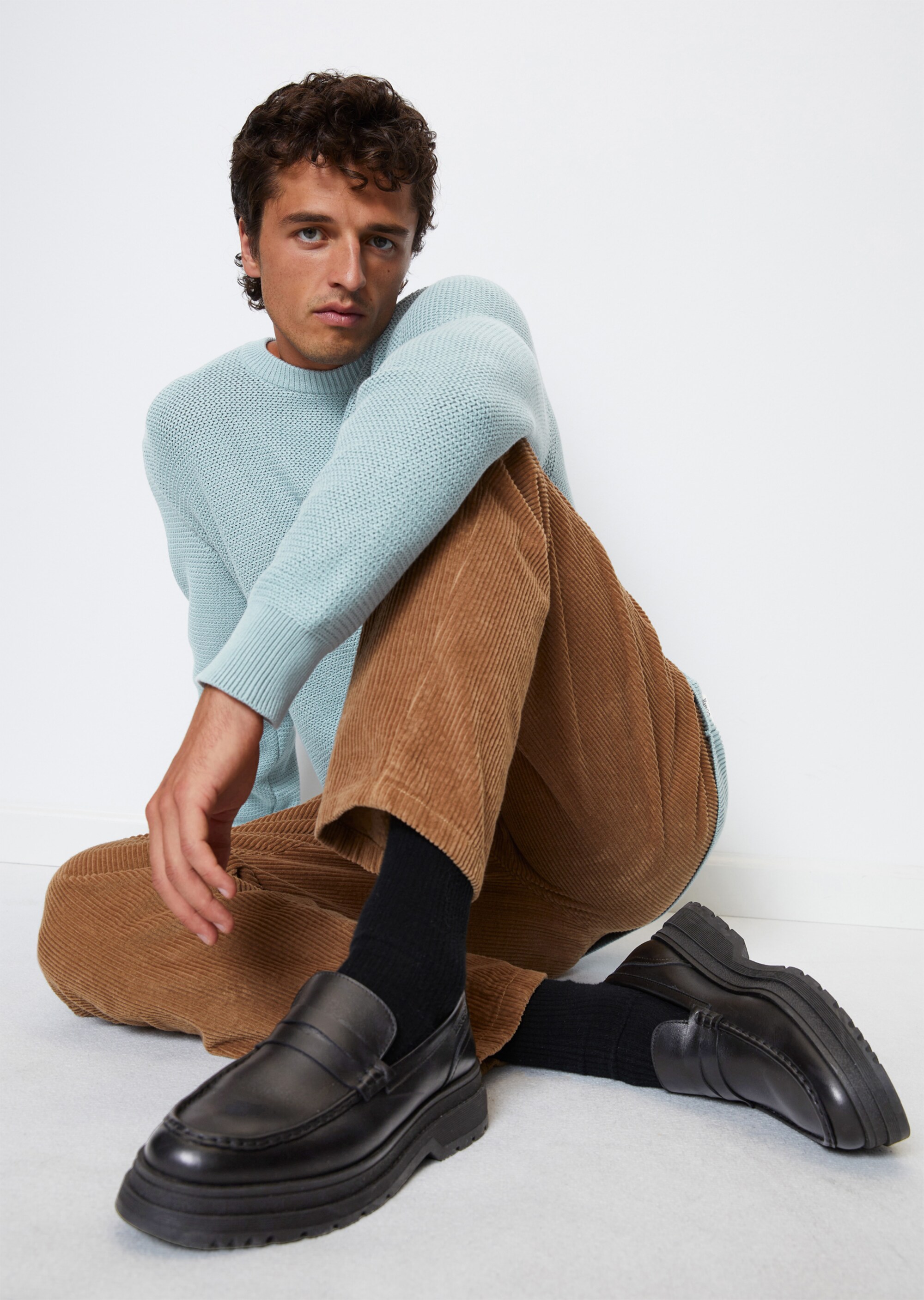 Chunky-Loafer aus edlem Rindleder