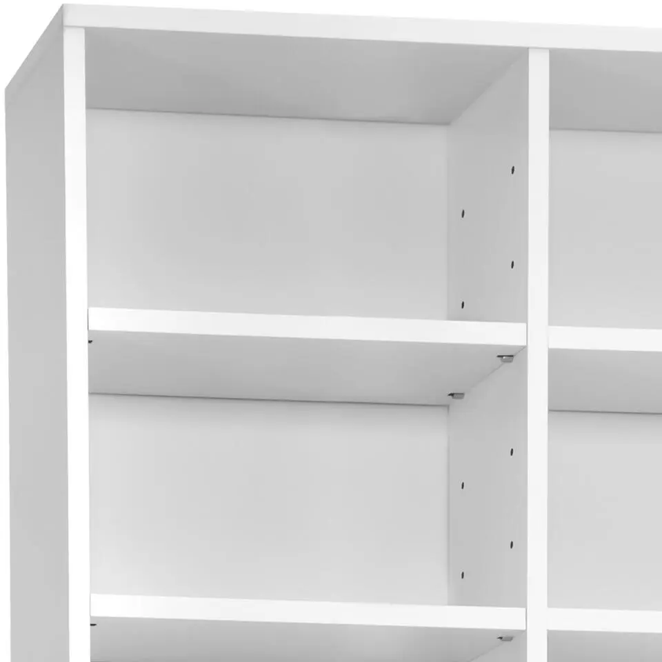 tectake Kast Christel 180x102x23,5cm, Wit