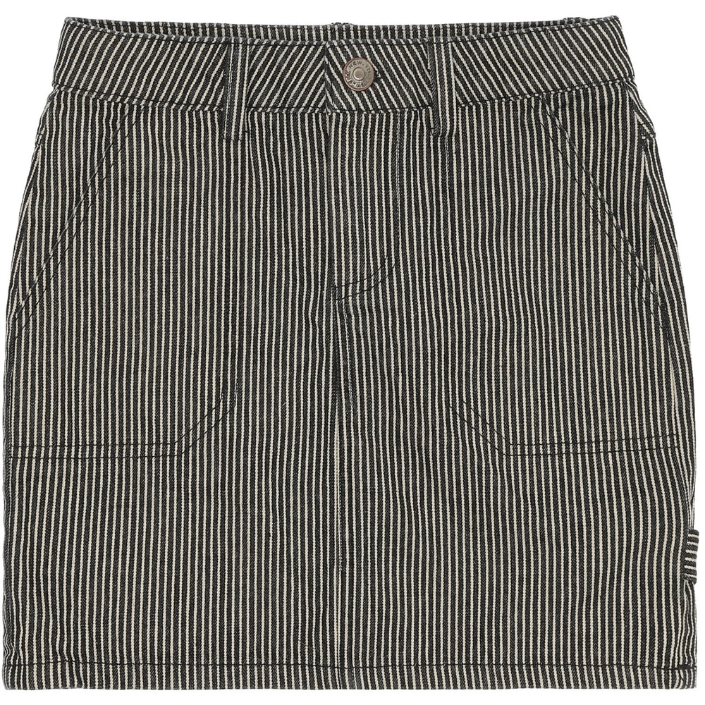 Køb The New Dark Blue Denim London Denim Nederdel