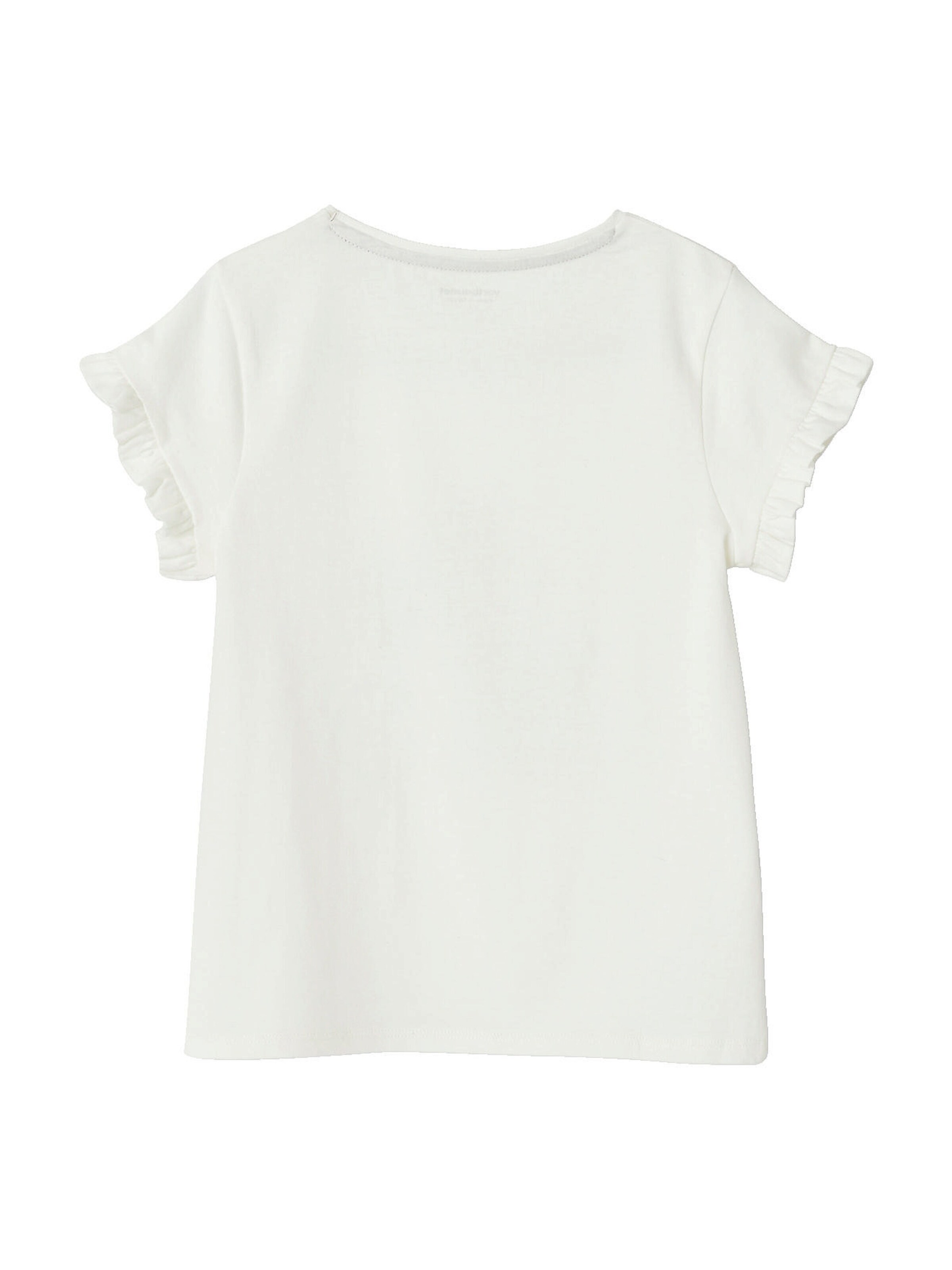Vertbaudet Mädchen T-Shirt weiß/fahrrad