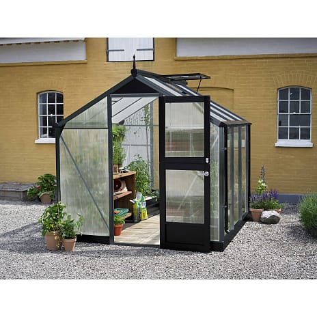 Juliana Compact drivhus - Antracit