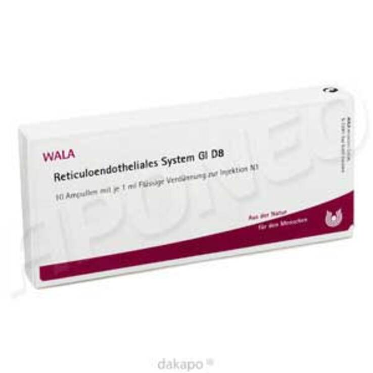 Reticuloendotheliales sys. GL D 8 Ampullen, 10X1 ml