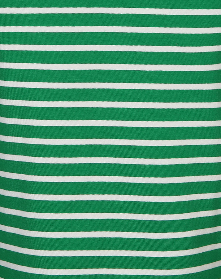 Langarmshirt BAGGER BODO gestreift in grün/weiß
