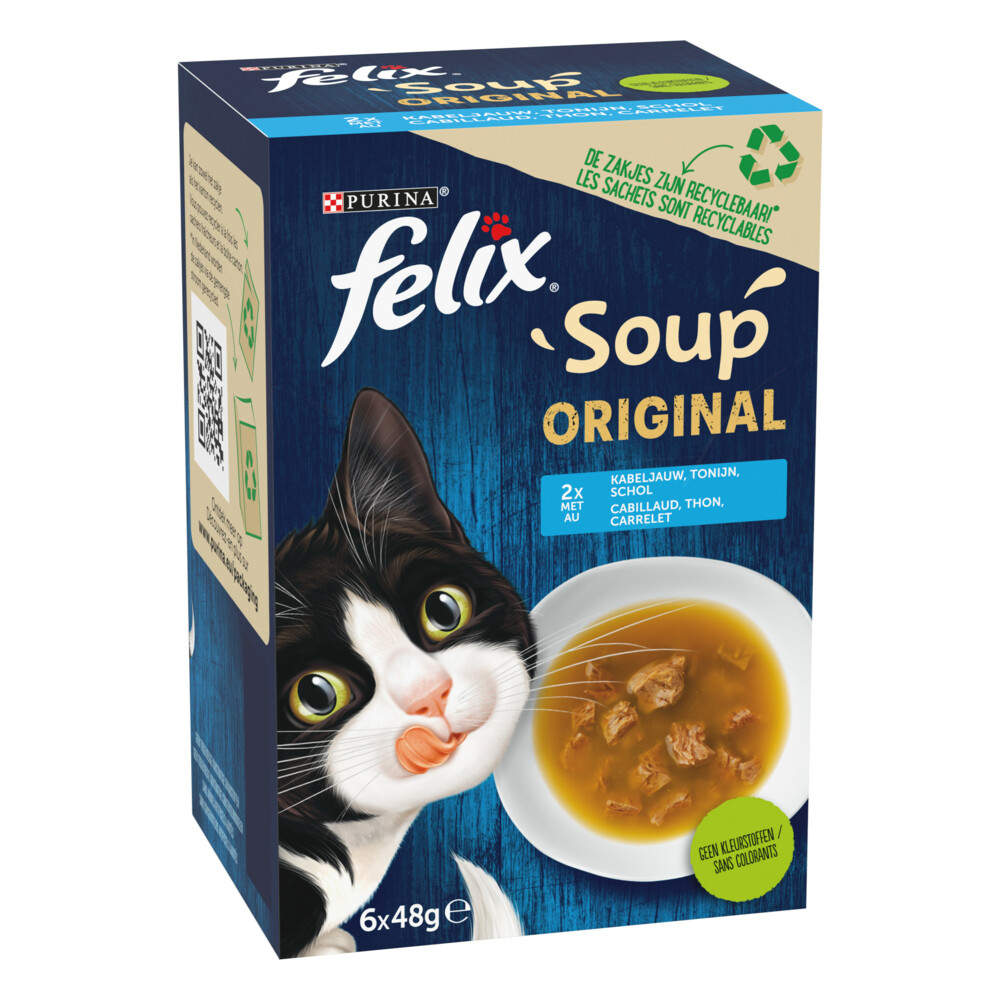 Felix Soup Vis Selectie6 x 48 gr