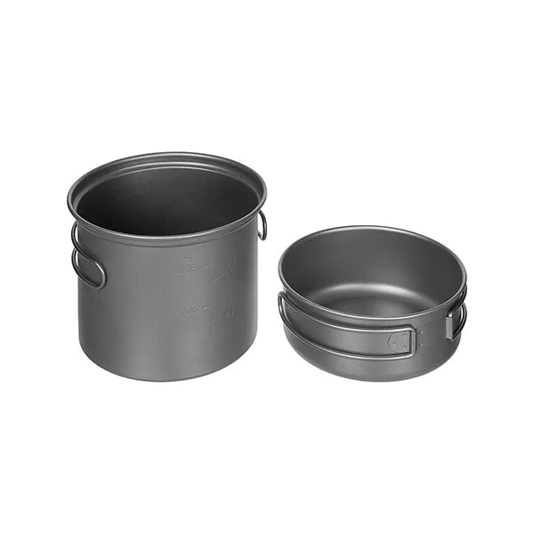 Fox Outdoor -  Kochgeschirr Topf Pfanne Titan