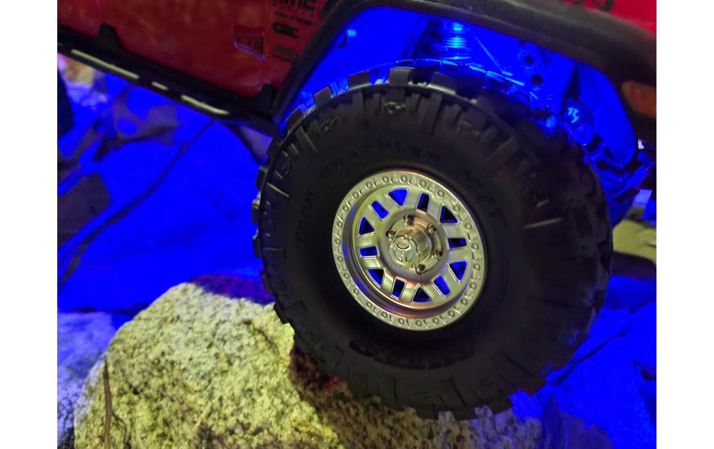 Modellbau-Beleuchtung Rock Lights SCX10 III RubiconRadkastenbeleuchtung