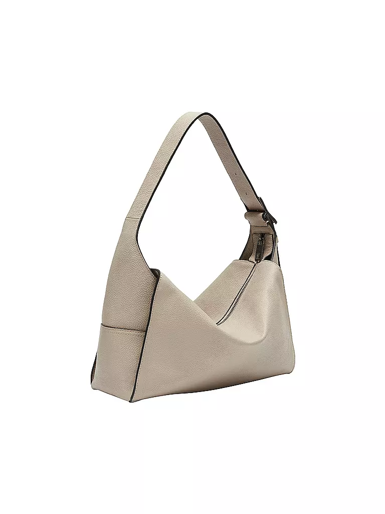 LIEBESKIND BERLIN Ledertasche - Hobo Bag  LOU Medium grau