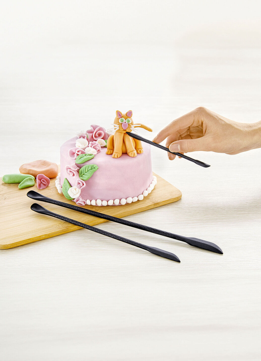 Modellier-Set aus Silikon, 3-teilig