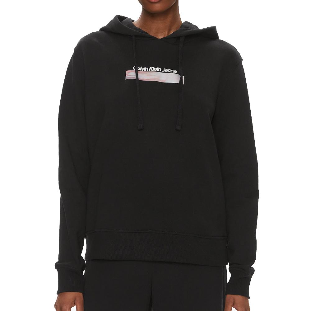 Calvin Klein Jeans Sweat Noir Femme Calvin Klein Jeans Diffused Box