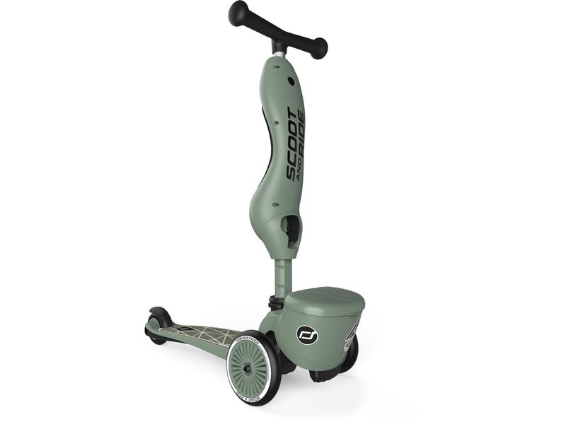 Scoot and Ride Stuntscooter Green lines Grün Scooter mit Sitz