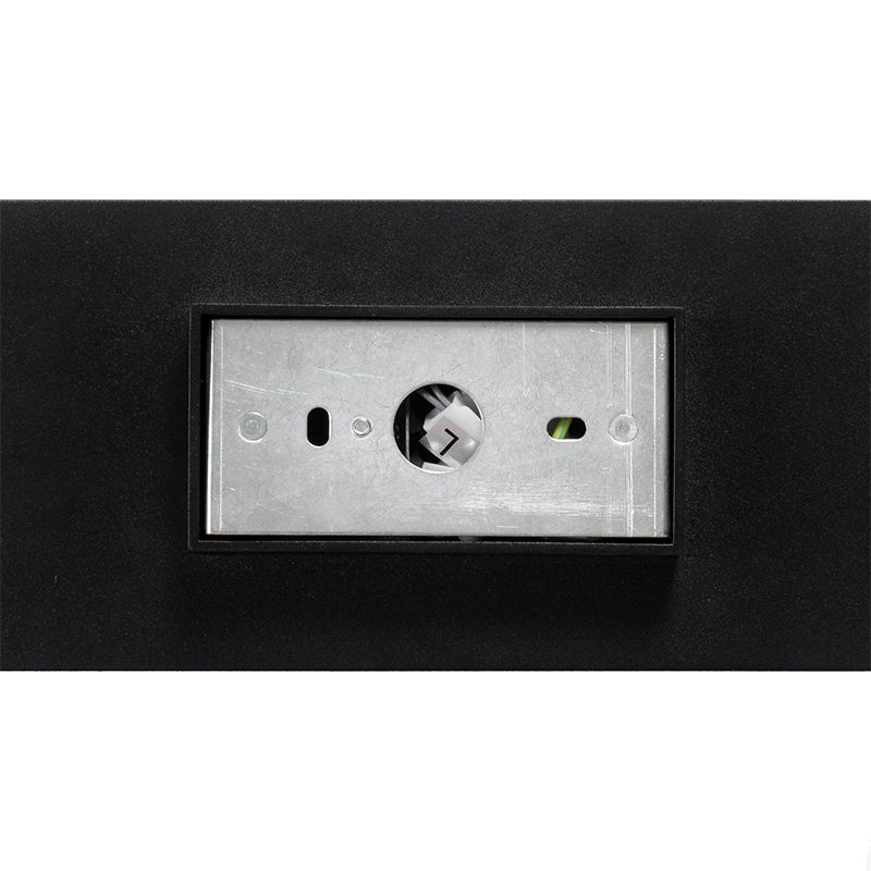 Smart wandlamp zwart met goud vierkant incl. 2 Wifi GU10 - Sab