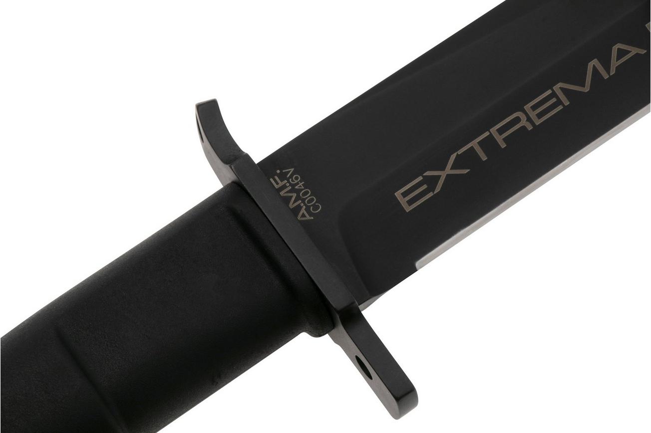 Extrema Ratio A.M.F. Black 04.1000.0485/BLK, vaststaand mes