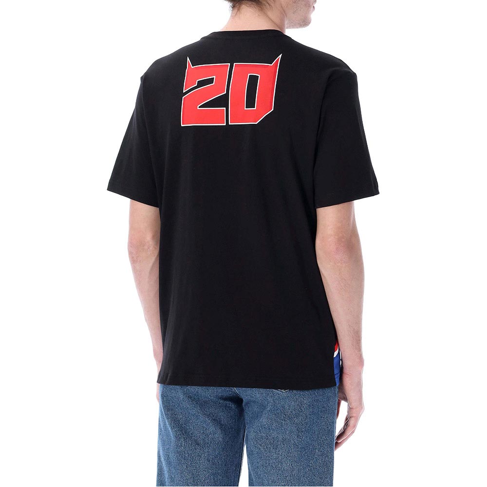 Fabio Quartararo - T-shirt El Diablo Noir / Bleu / Rouge