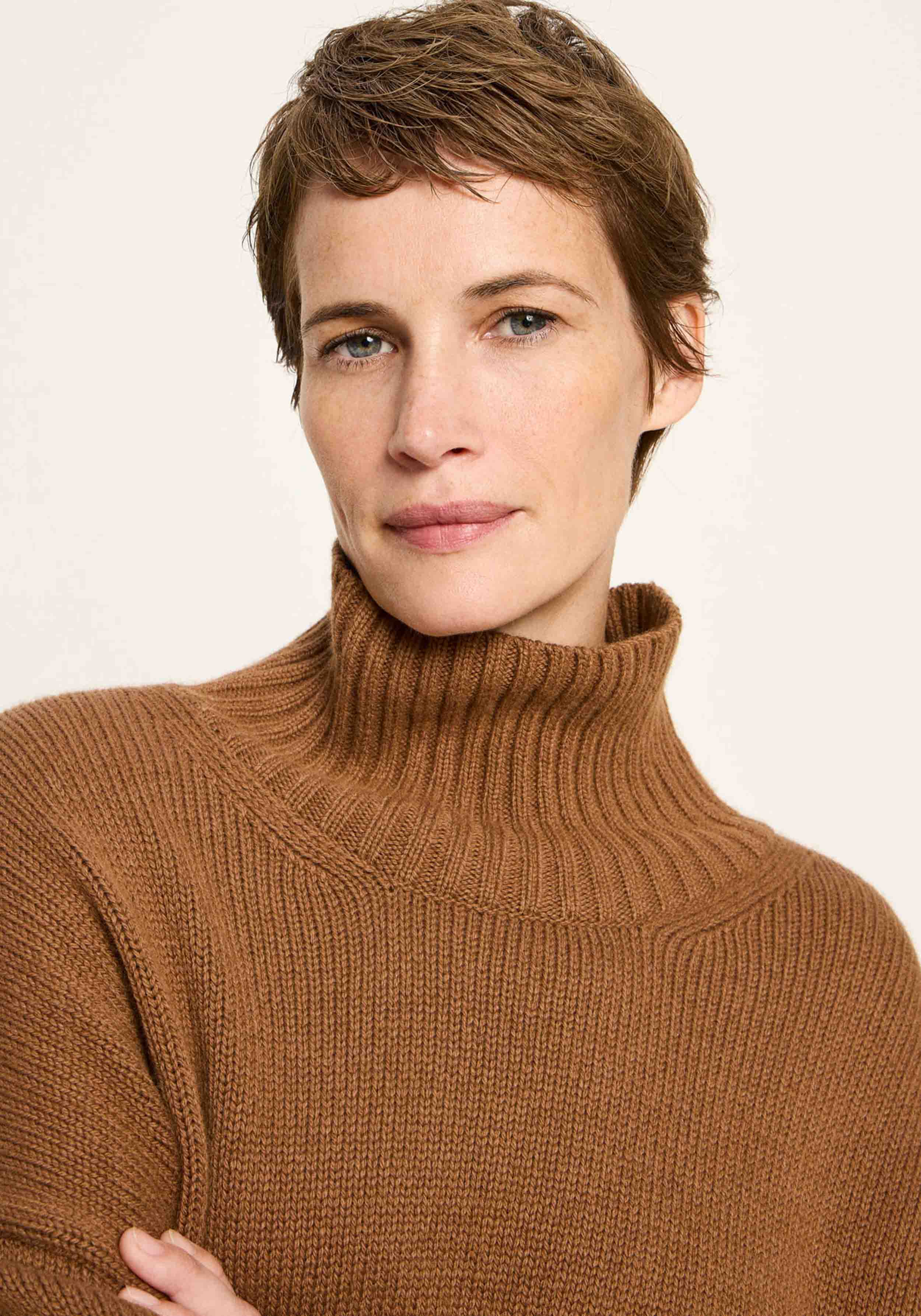 Lanius Oversized Pullover Brown