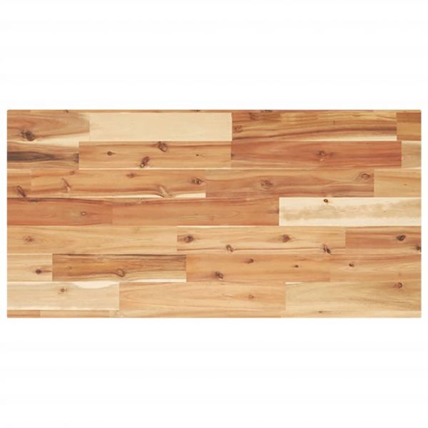 vidaXL Tampo para Móvel de Wc 120x40x2cm Acácia Maciça Acabamento a Óleo - 80241648