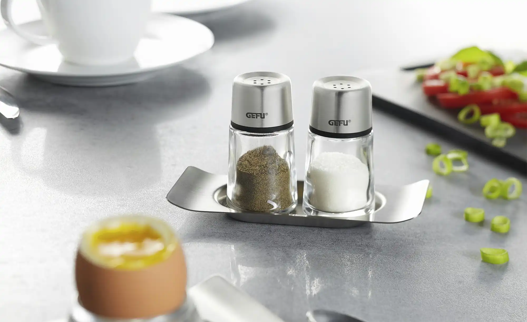 Gefu Salz- und Pfefferstreuer Set  BRUNCH