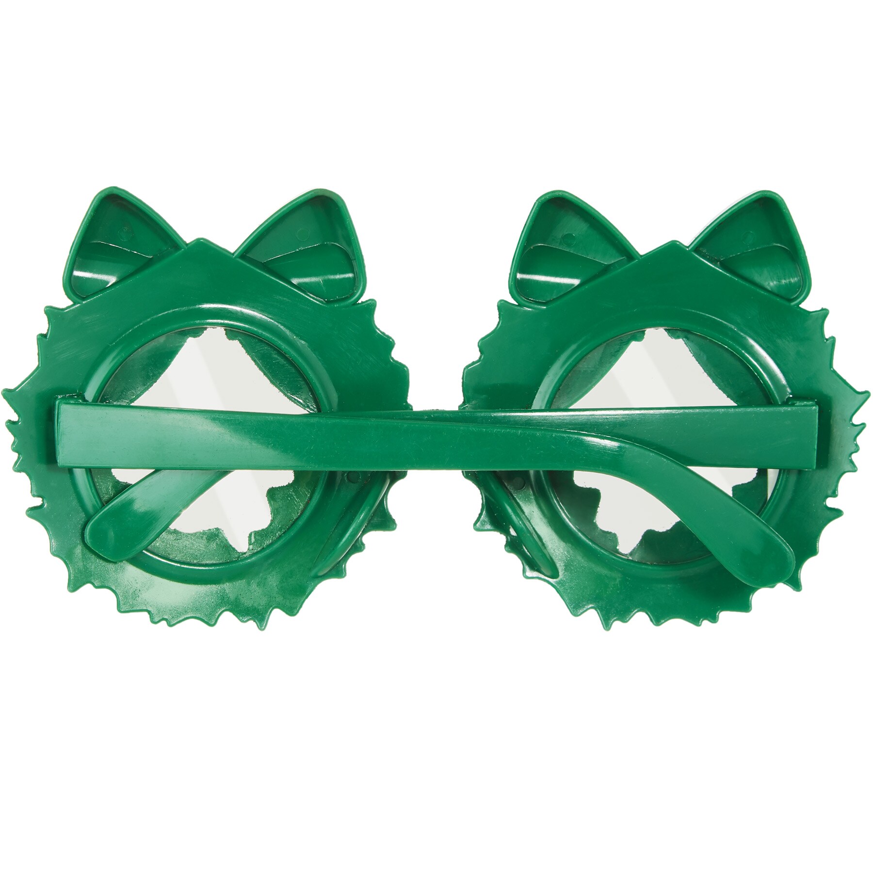 tectake® Spaßbrille Weihnachtskranz mit Schleife