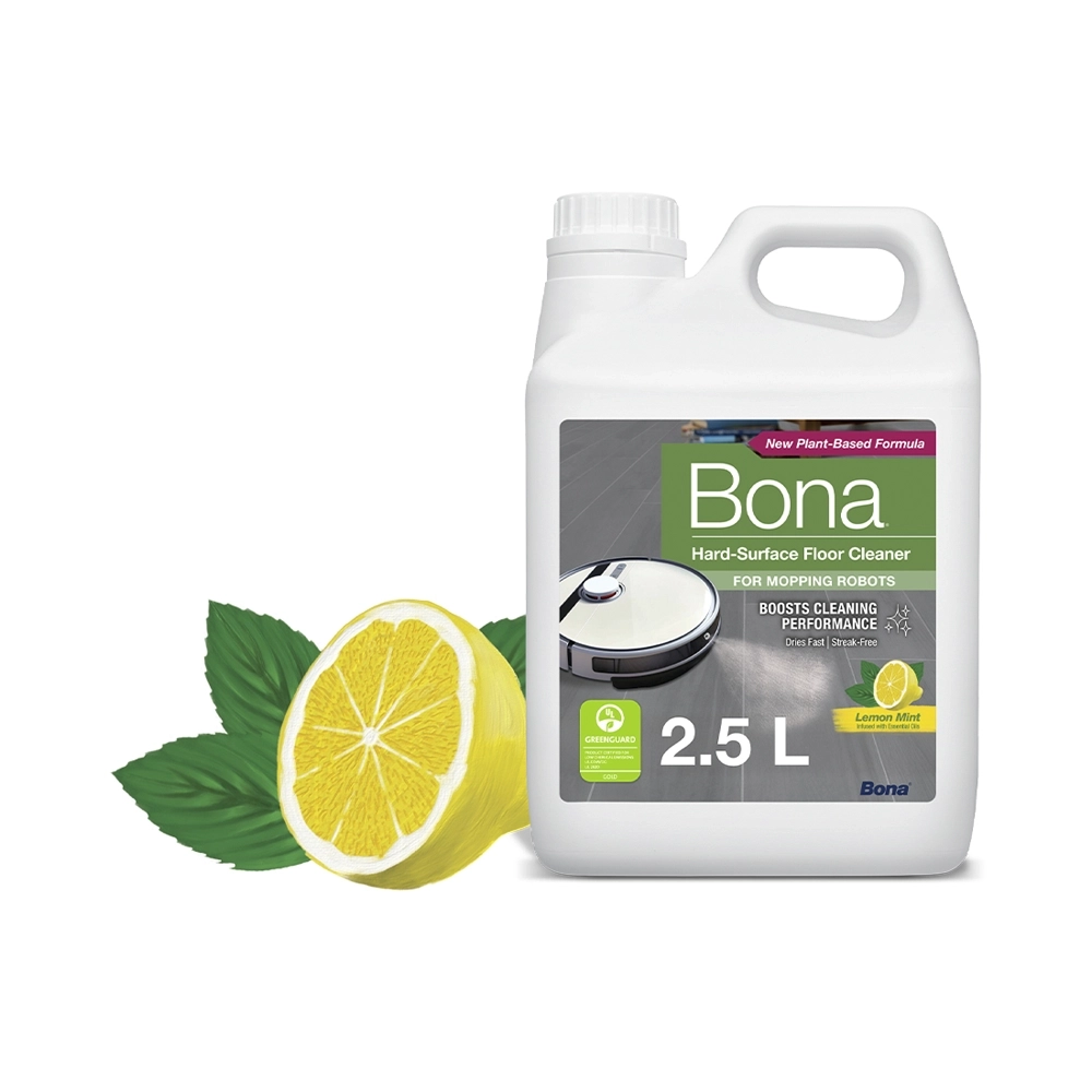 Bona Roboter Reinigungskonzentrat für Hartböden 2.5 L Zitronen-Minze Duft