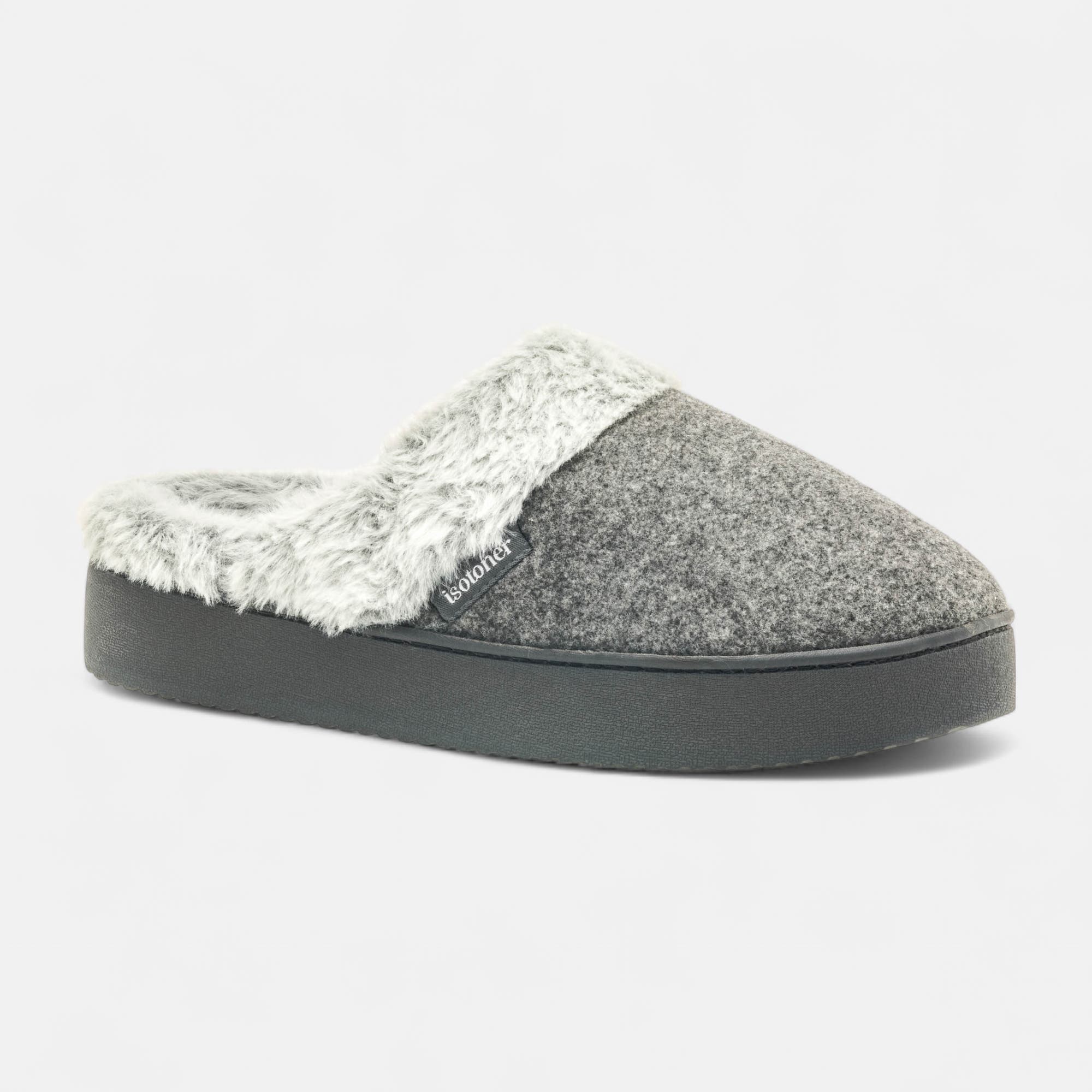 Pantoufles mules Femme gris
