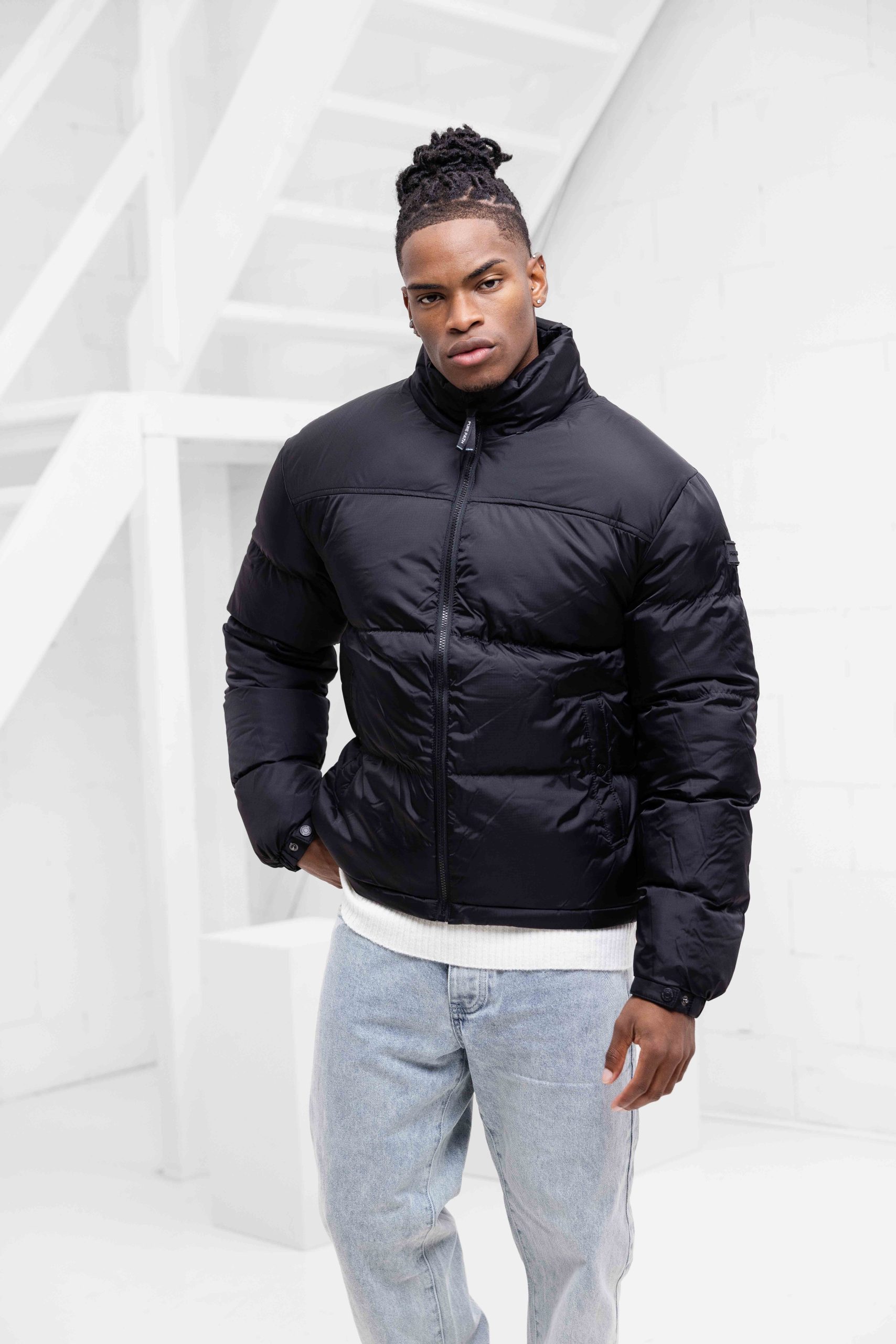 Pure Path Ripstop Winterjas Heren Zwart