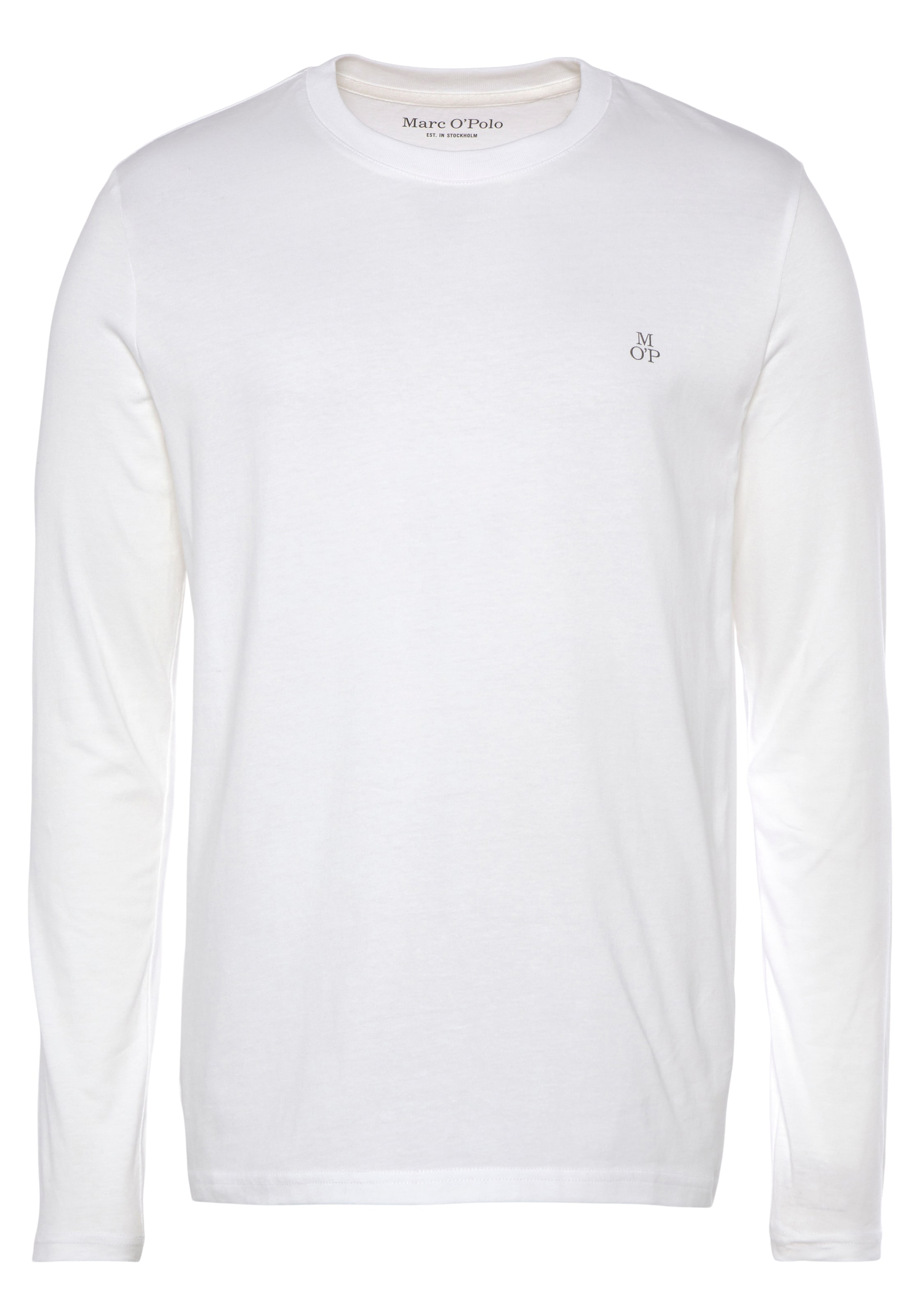 Marc O'Polo Langarmshirt , mit dezentem Logo-Print vorne